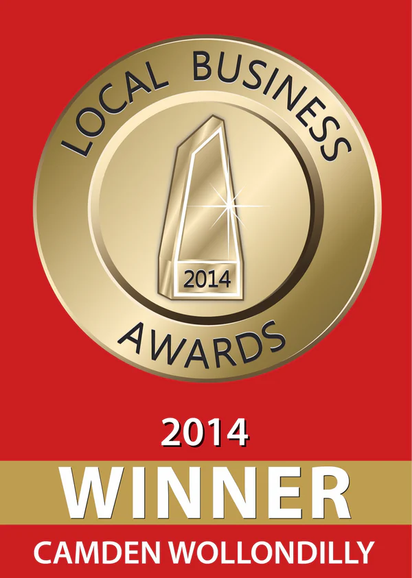 2014 Winner, Camden Wollondilly Local Business Awards
